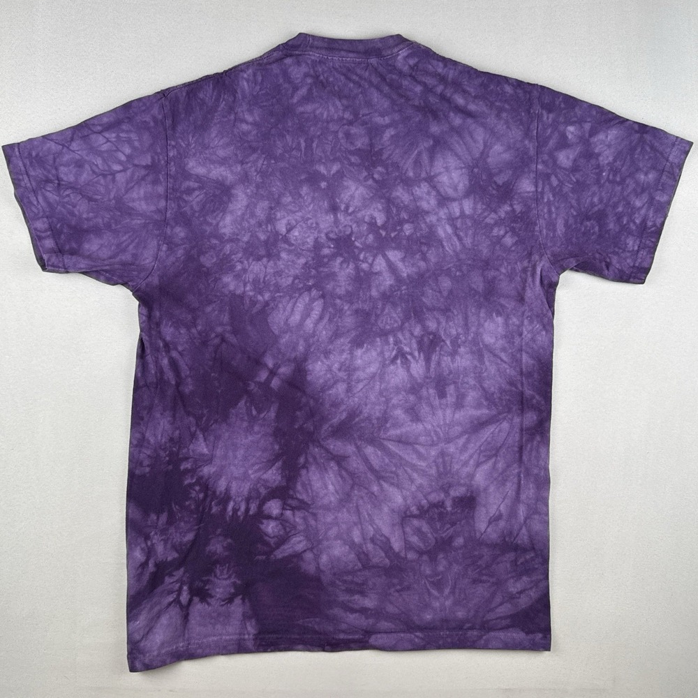 The Mountain Cheshire Cat Tie Dye T Shirt Purple Alice in Wonderland Adult M - Picture 5 of 8